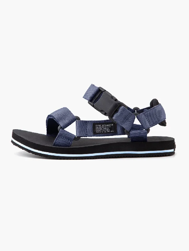 Men's sandals with a durable outer soleMen's Navy Blue Classic Sandals