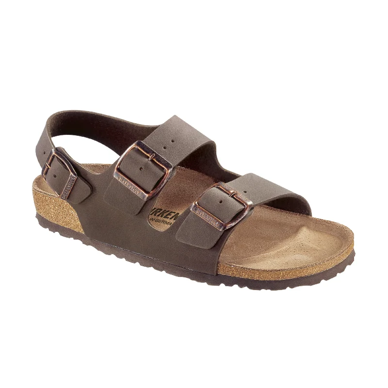 Men's sandals with a rubber sole for tractionMilano Mocca BirkiBuc