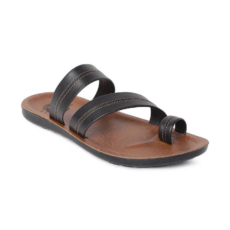 Men's sandals with a decorative buckle or charmParagon  PUK2206G Men Stylish Sandals | Comfortable Sandals for Daily Outdoor Use | Casual Formal Sandals with Cushioned Soles