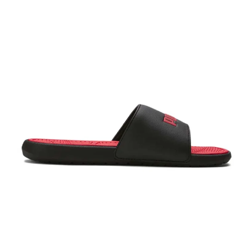 Men's leather sandals with an adjustable strapPuma - Men's Cool Cat 2.0 Slides (389110 06)