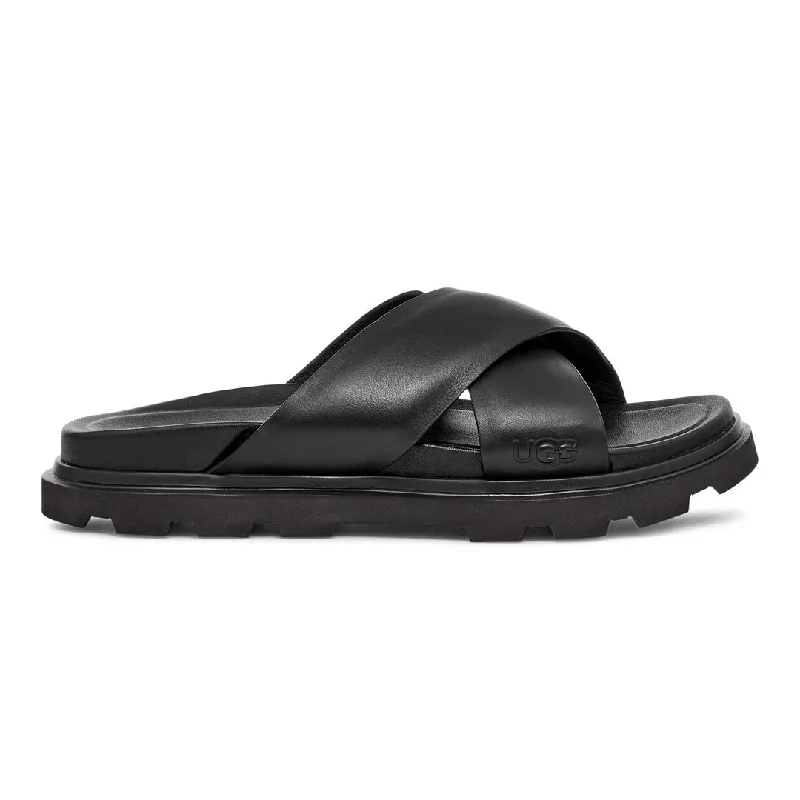 Men's sandals with a pointed toe for a stylish lookUGG®  - Men's Capitola Cross Sandals (1153076-BLK)