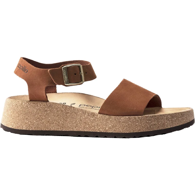 Men's sandals with a pointed toe for a stylish lookWomen's Birkenstock Papillio Glenda Pecan Nubuck