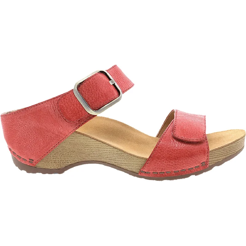 Men's sandals with a padded heelWomen's Dansko Tanya Coral Milled Burnished Leather