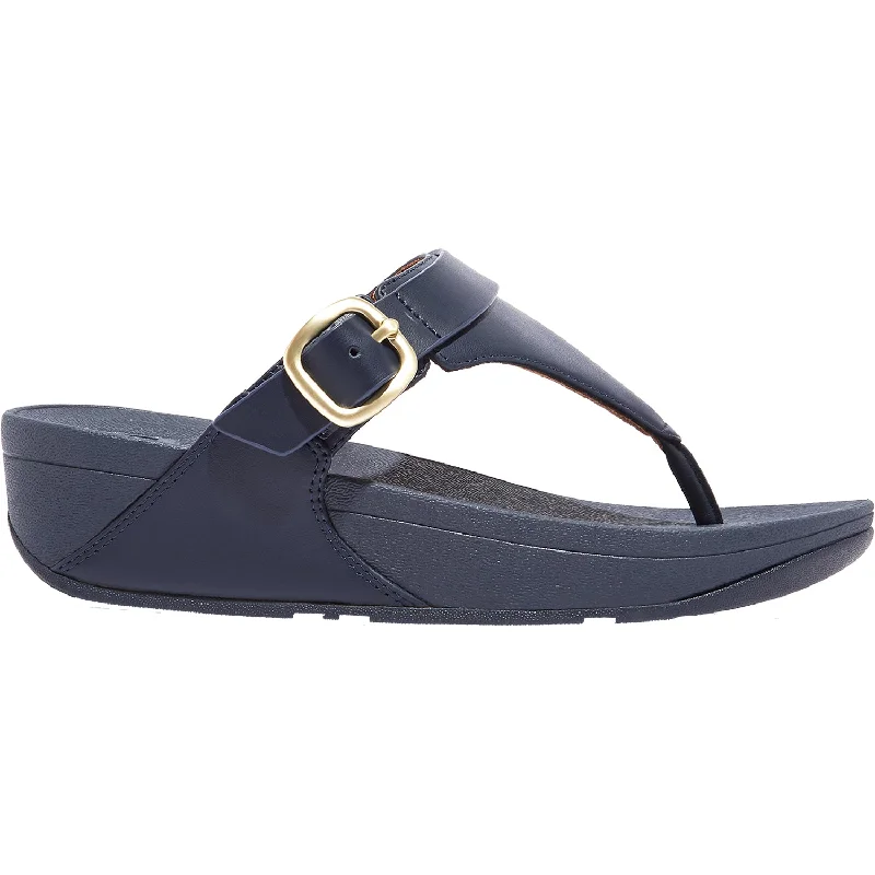 Men's sandals with a leather lining for comfortWomen's FitFlop Lulu Midnight Navy Leather