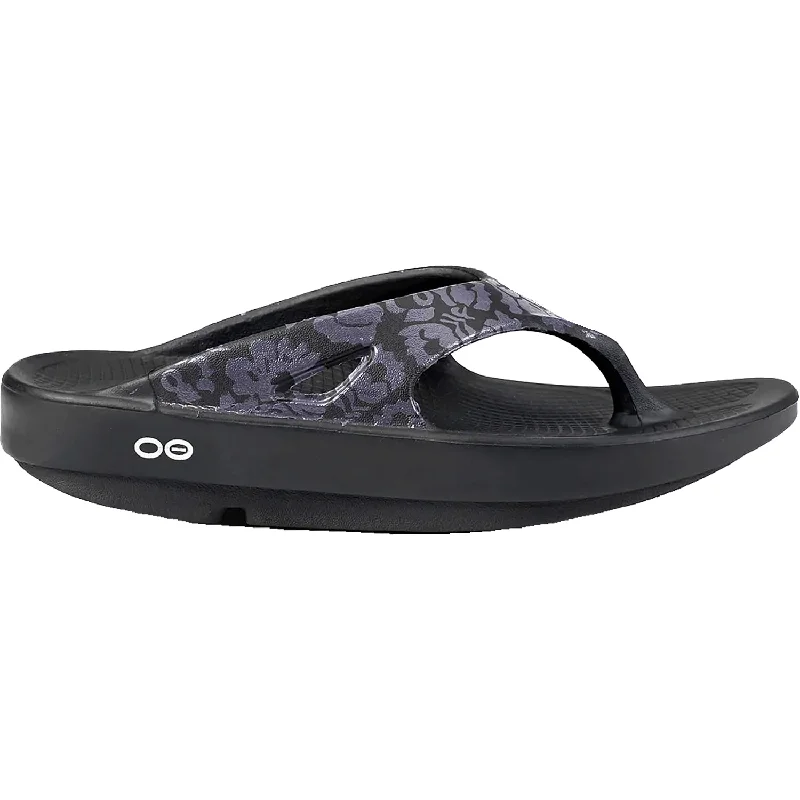 Waterproof men's sandals for water activitiesWomen's OOFOS OOriginal Limited Midnight Tropics Synthetic