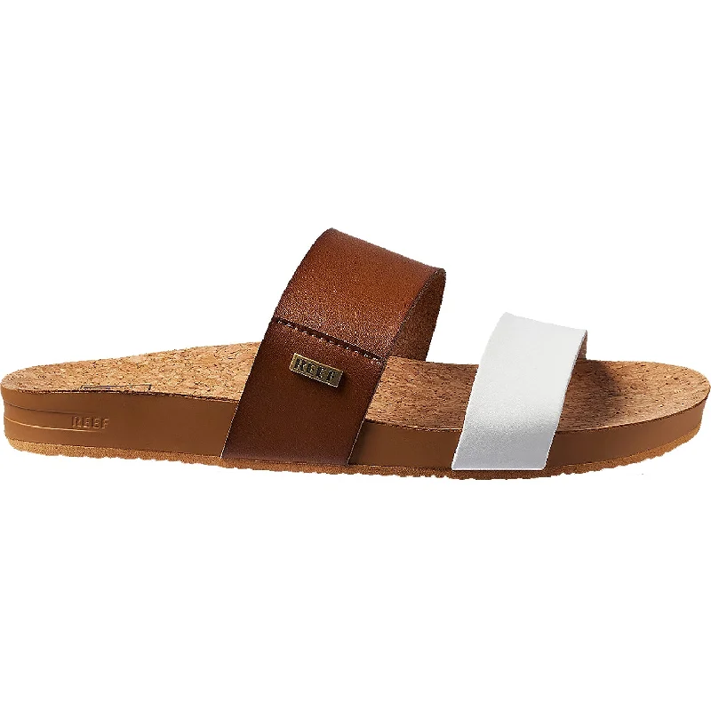 Men's sandals with a durable outer soleWomen's Reef Cushion Vista White Duo Synthetic