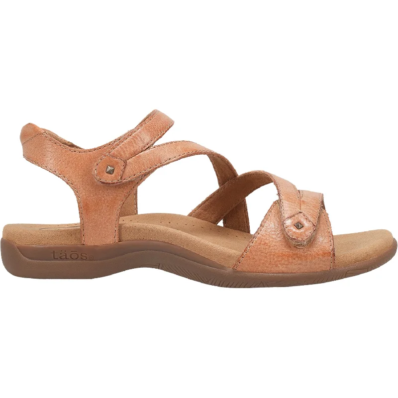 Men's sandals with a perforated leather upper for ventilationWomen's Taos Big Time Natural Leather