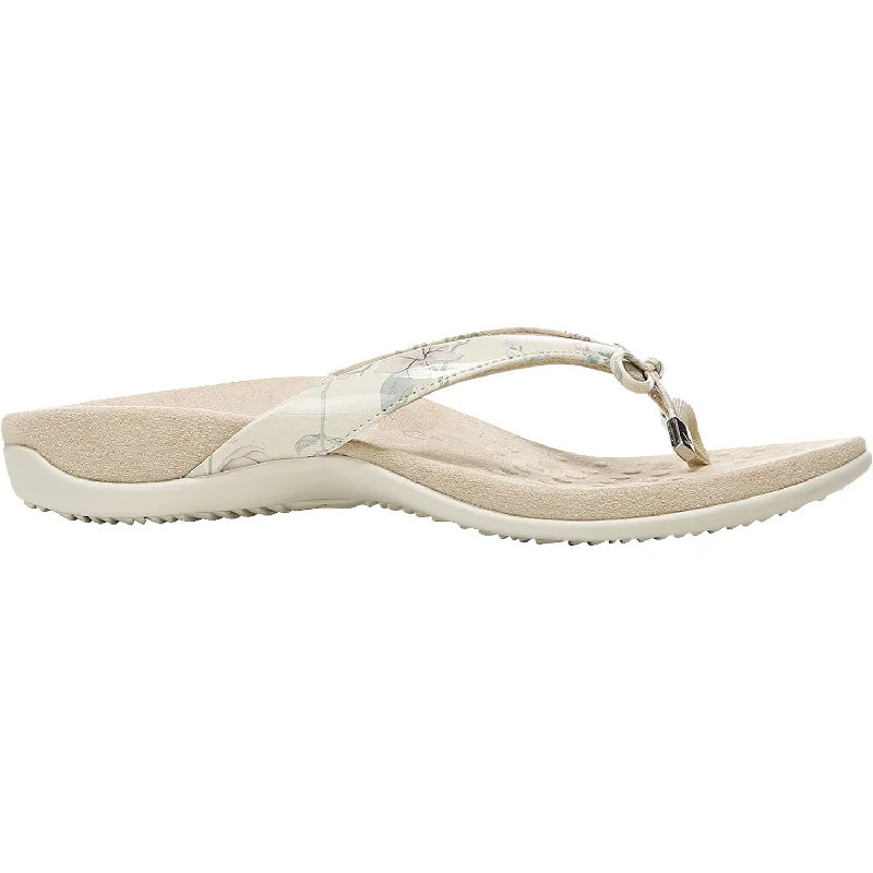 Men's sandals with a decorative buckle or charmWomen's Vionic Bella II Cream Botanical Synthetic