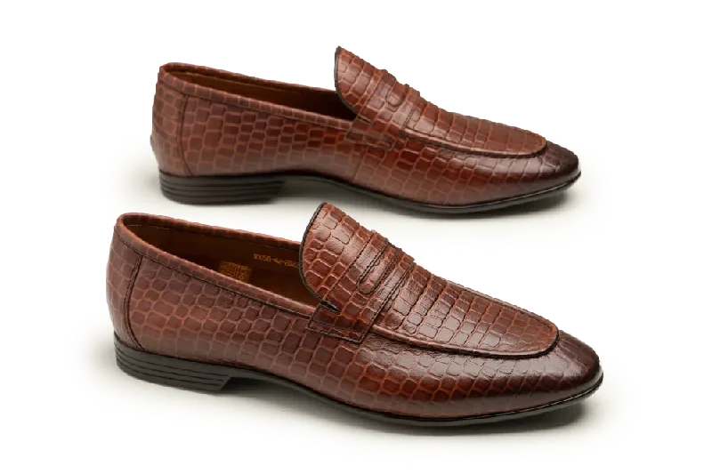 Men's loafers with a decorative buckleLOGO 10058 BRC