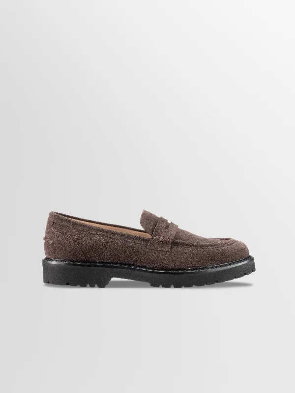 Men's loafers with a smooth leather finishArezzo in Java