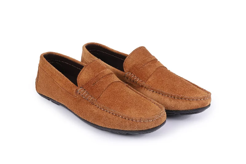 Men's loafers with a flexible sole for easy movementBegonia Driver Tan