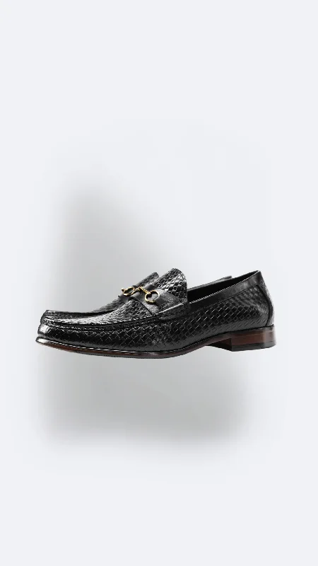 Men's loafers with a perforated leather upper for ventilationCasual Men's Leather  Loafers