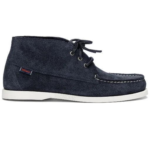 Men's loafers with a low - heeled designForeshore Suede - Navy