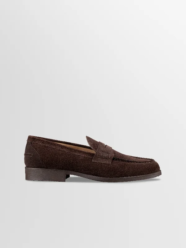 Suede men's loafers for a soft and luxurious feelLevanto in Tartufo