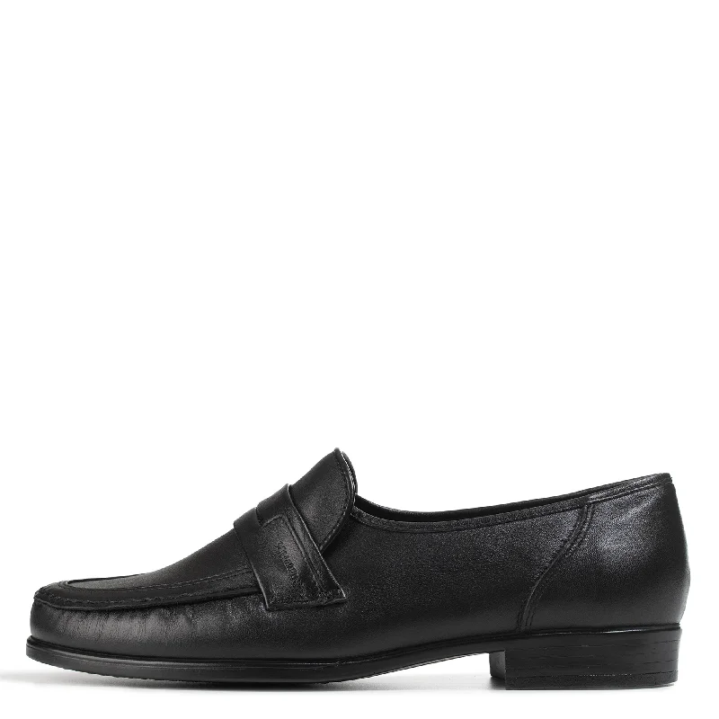 Men's leather loafers with a penny slotUUNO Mens moccasins