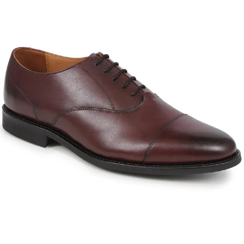 Men's casual shoes with a metallic trimMinty Goodyear Welted Polished Leather Oxford Shoe - MINTY3 / 318 987