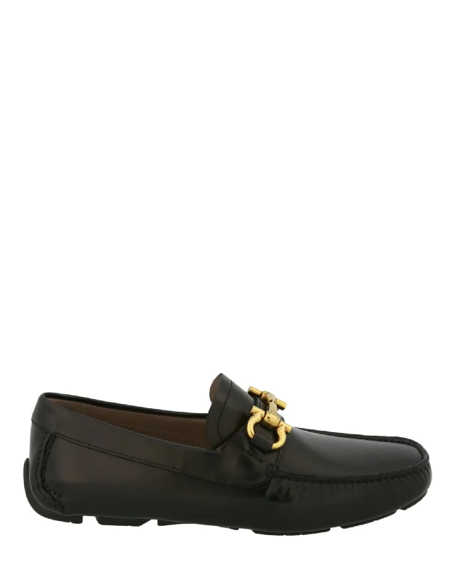 Men's loafers with a smooth leather finishParigi Gancini Leather Drivers