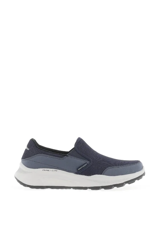 Men's casual shoes with a soft insole for cushioningSkechers Equaliser 5.0 Persistable Slip-On Trainers, Navy