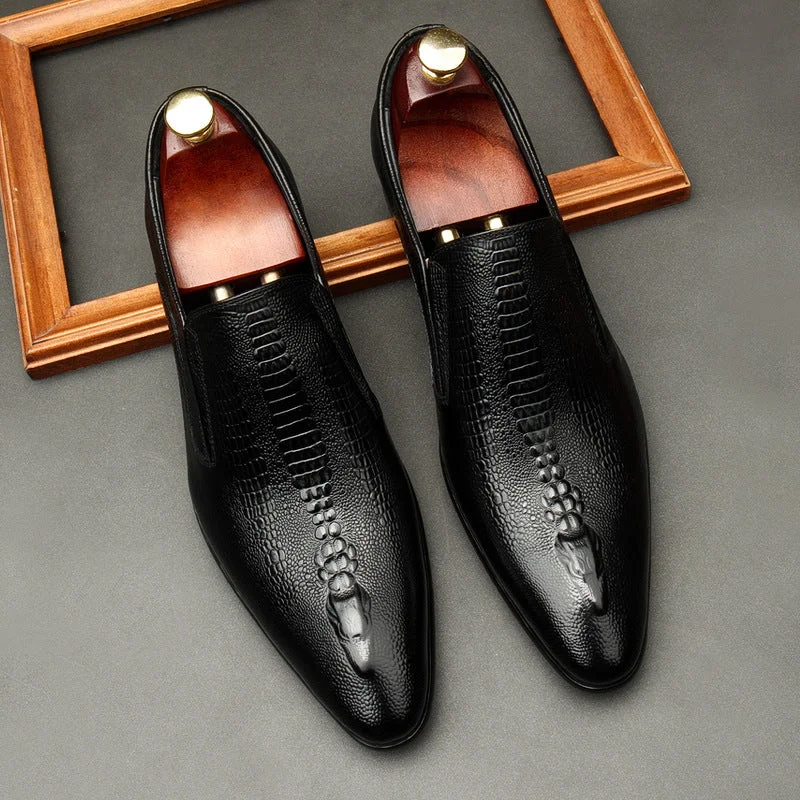 Men's loafers with a memory foam insoleThe Scudo - Genuine Leather Loafers For Men. Unique design