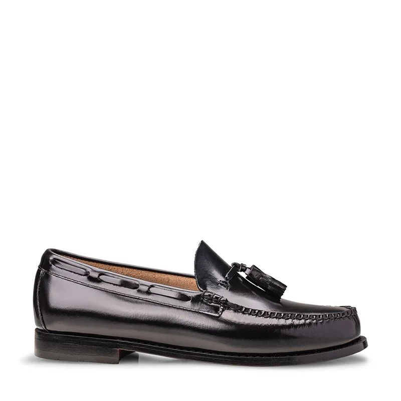 Men's loafers with a rubber sole for durabilityWeejun Larkin Moc Tassle - Black Leather