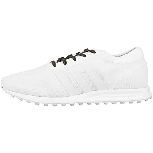 Men's running shoes with a breathable liningadidas Herren Los Angeles Sneaker Low Hals, Elfenbein (FTWR White/FTWR White/LGH Solid Grey), 48 2/3 EU