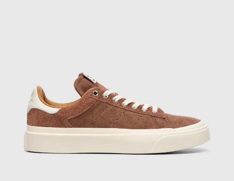 Men's sneakers with a stretchy side panel for flexibilityadidas Originals Stan Smith CS Lux Preloved Brown / Off White - Cream White