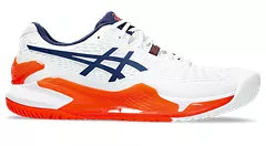 Asics Men's Gel-Resolution 9 (White/Blue Expanse)