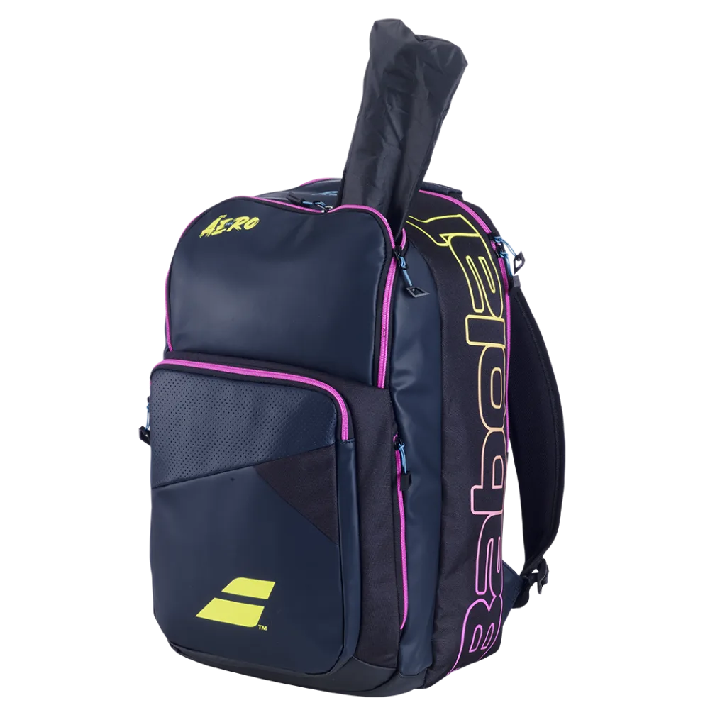 Babolat Pure Aero Rafa Origin Backpack (Blue/Yellow/Pink)