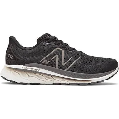 Men's running shoes with a high - energy return midsoleMen's New Balance Fresh Foam X 860v13 (Black/ White)