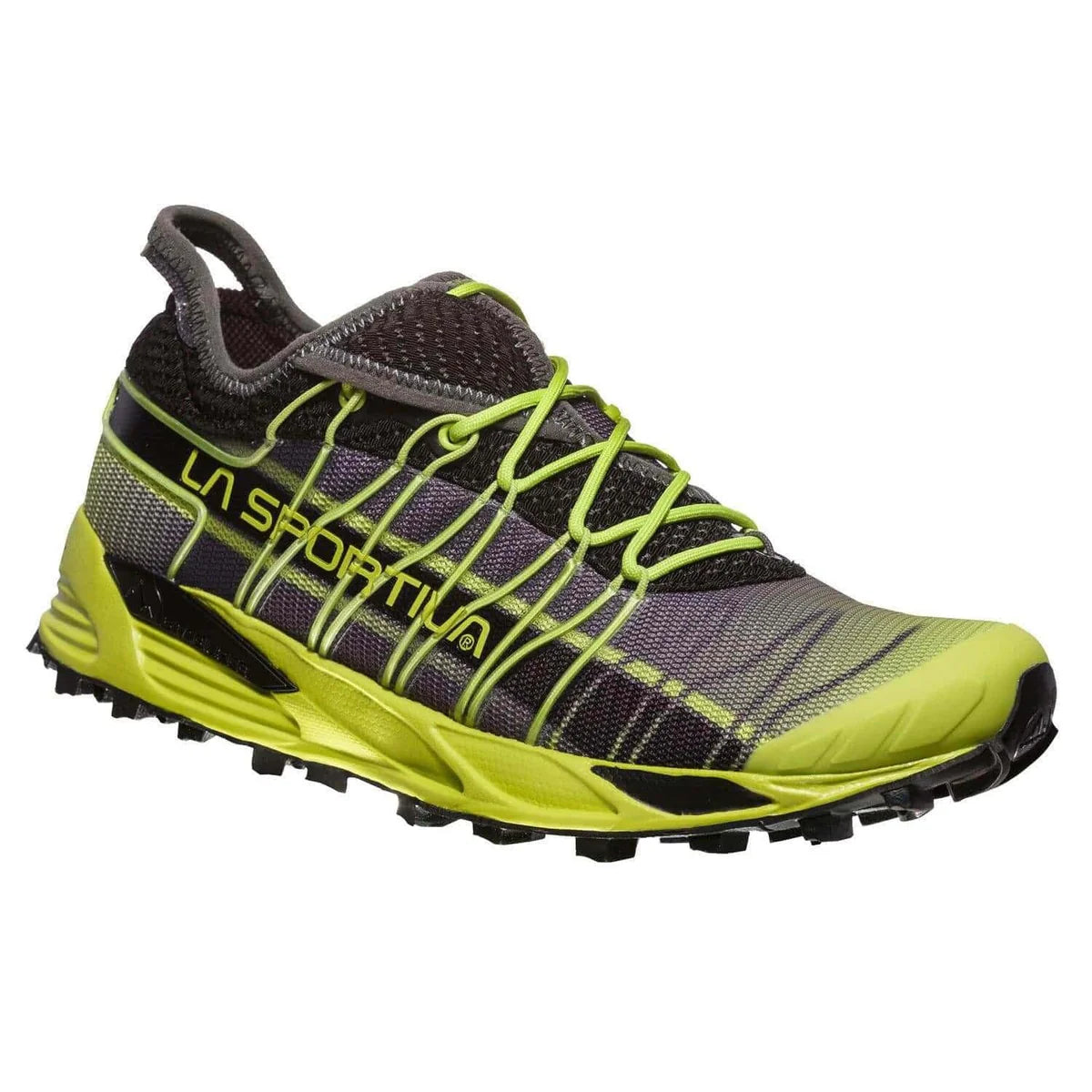 Trail - running men's shoes with a rugged outsoleLa Sportiva Mutant Mens Trail Running Shoe - Apple Green/Carbon - Clearance