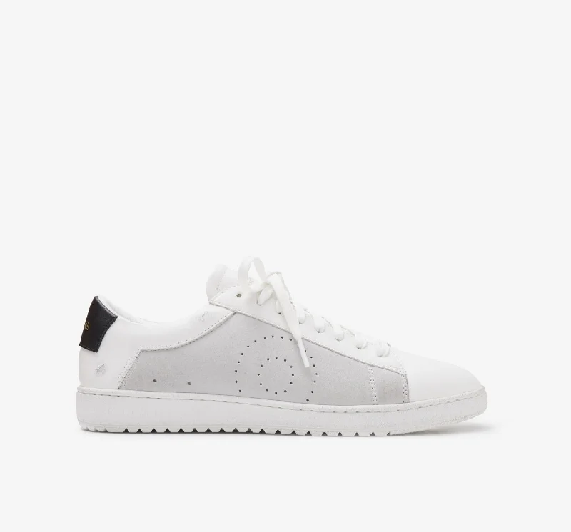 Men's sneakers with a perforated leather upper for ventilationLow 1 Golf | Sea Salt