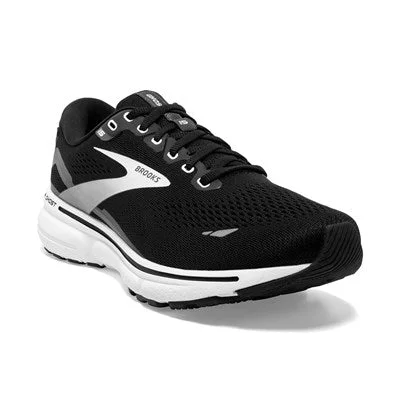 Men's running shoes with a speed - lacing systemMen's Brooks Ghost 15 (Black/Blackened Pearl/White)