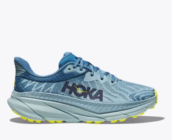 Men's running shoes with a soft, plush insoleMen's Hoka Challenger 7 (Stone Blue/Evening Primrose)