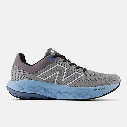 Reflective men's running shoes for low - light visibilityMen's New Balance Fresh Foam X 860v14 (Grey Blue)