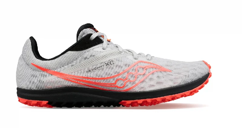 Men's running shoes with a traction - optimized outsoleMen's Saucony Kilkenny XC9 Flat (Fog/Black/Vizi)