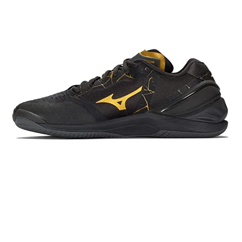 Cushioned men's running shoes for shock absorptionMizuno Wave Stealth Neo Innen Gerichtsschuh - SS23-42