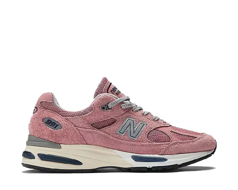 Men's sneakers in a bold color like neon greenNew Balance 991v2 "Brandied Apricot"