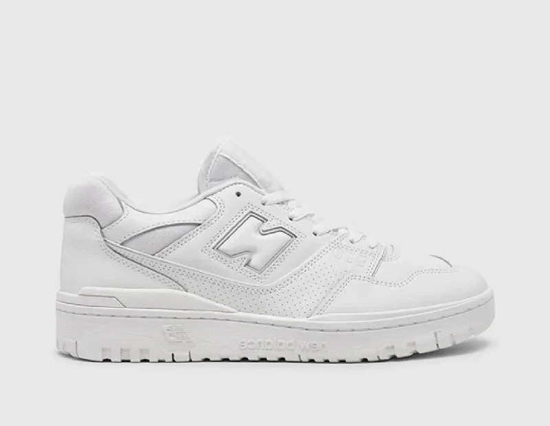 Men's sneakers with a chunky sole for a trendy lookNew Balance 550 White / White