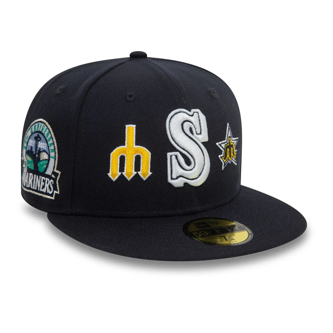 Men's sneakers with a leather lining for breathabilityNEW ERA Seattle Mariners MLB Cooperstown Patch Navy 59FIFTY Fitted Cap