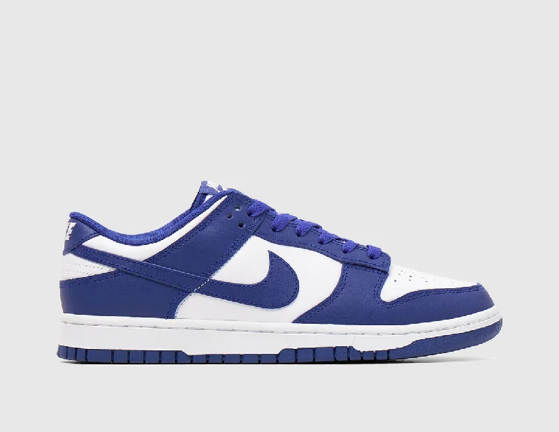 Men's high - top sneakers with a canvas upperNike Dunk Low Retro White / Concord - University Red