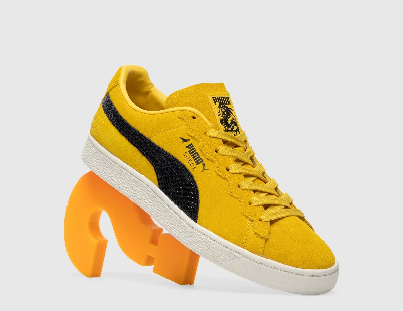 Men's sneakers with a lace - up closure and a tonguePUMA x STAPLE Suede Classics / Yellow