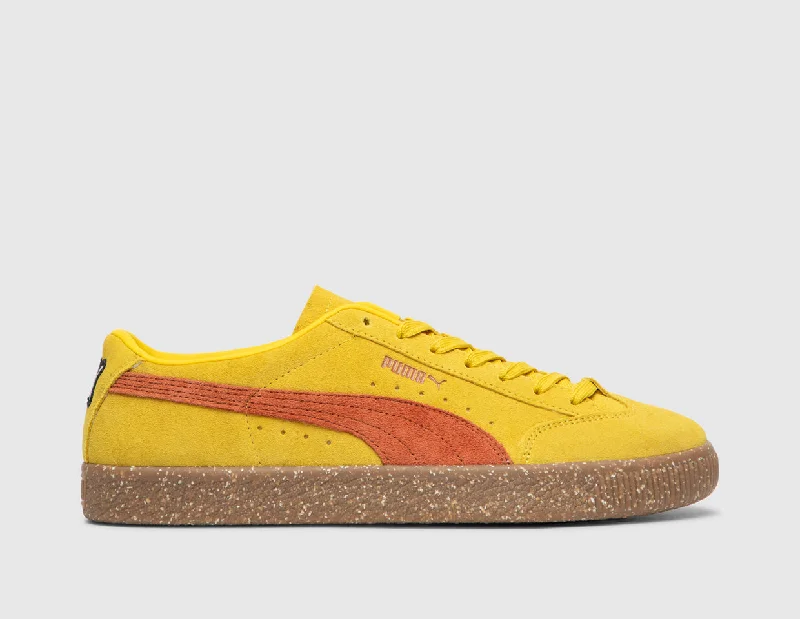 Men's sneakers with a removable insole for customizationPuma x P.A.M Suede VTG Mustard Yellow / Burgundy