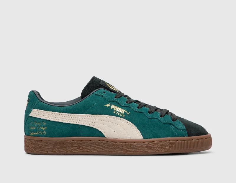 Men's sneakers with a cushioned midsole for comfortPUMA x STAPLE Suede Green / Black - Gum