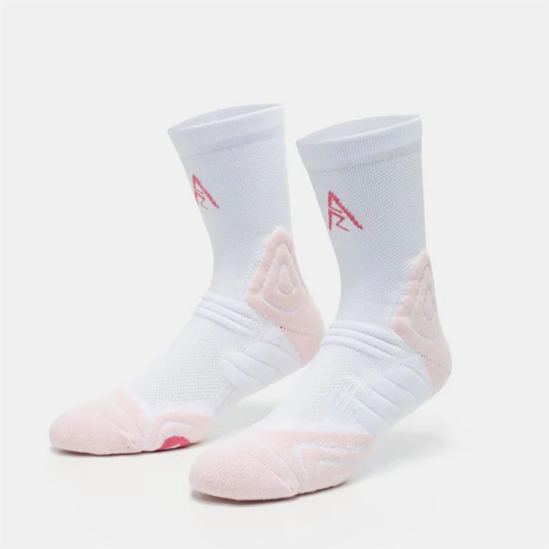 Men's sneakers with a padded collar and tongueRigorer AR logo Socks 'White/Pink'