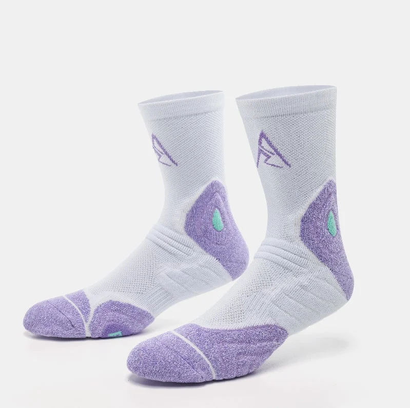 Men's sneakers with a lace - up closure and a tongueRigorer AR logo Socks 'White/Purple'