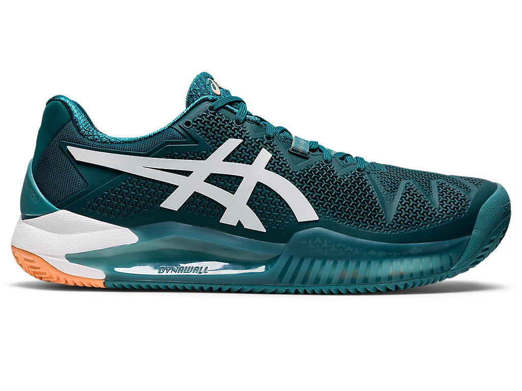 Asics Men's Gel-Resolution 8 CLAY/PADEL (Velvet Pine/White)