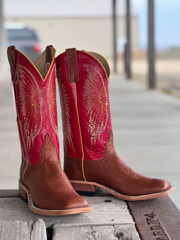 Men's cowboy boots in a dark brown leatherAnderson Bean | Cuoio Bella Boot