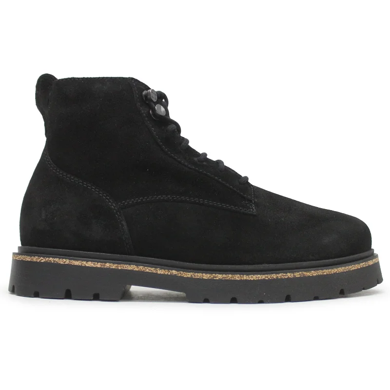 Men's lace - up ankle boots with a traditional designHighwood Lace Mid Suede Leather Unisex Ankle Boots