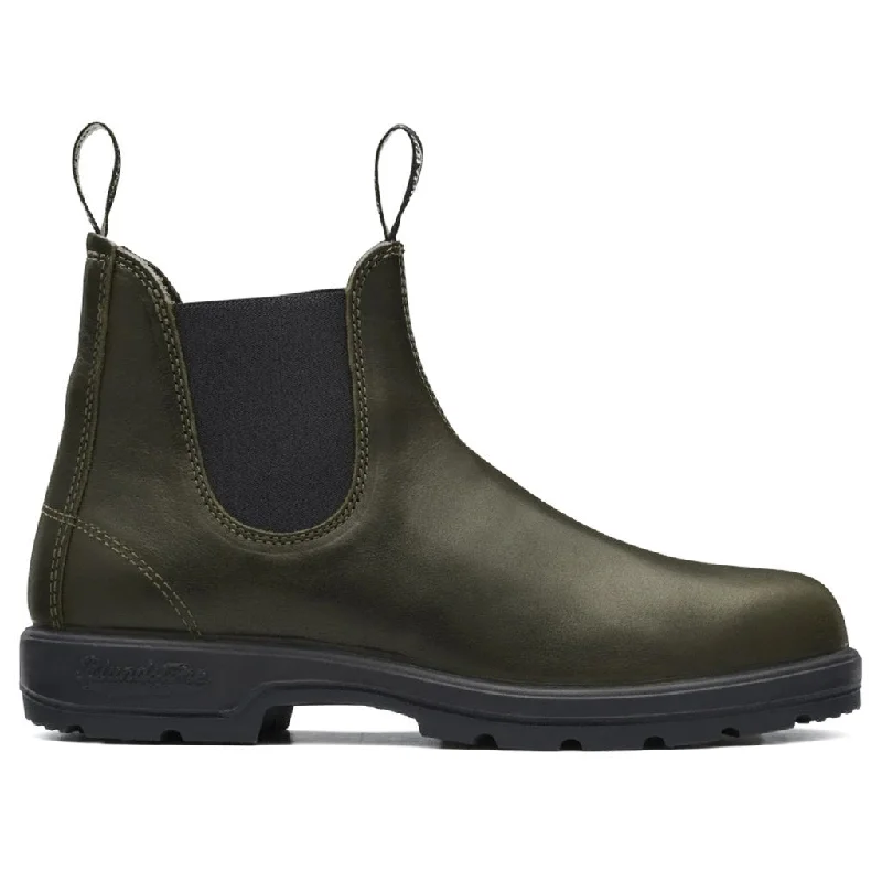 Men's camouflage - printed ankle boots for a military - inspired style2052 Water-Resistant Leather Unisex Chelsea Boots