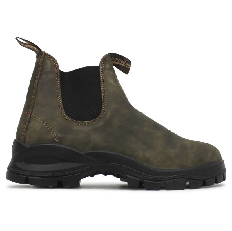 Men's camouflage - printed ankle boots for a military - inspired style2239 Water-Resistant Leather Unisex Chelsea Boots